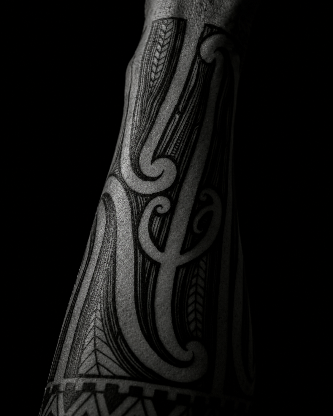 Traditional Māori tā moko